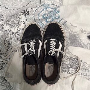 Vans Black and White Sneakers